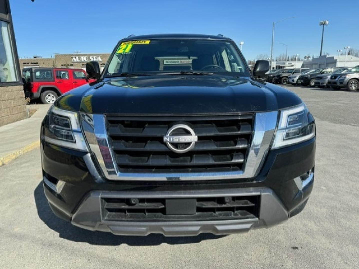 2021 Black /Black Nissan Armada SL (JN8AY2BB8M9) , Automatic transmission, located at 1960 Industrial Drive, Wasilla, 99654, (907) 274-2277, 61.573475, -149.400146 - Photo#6